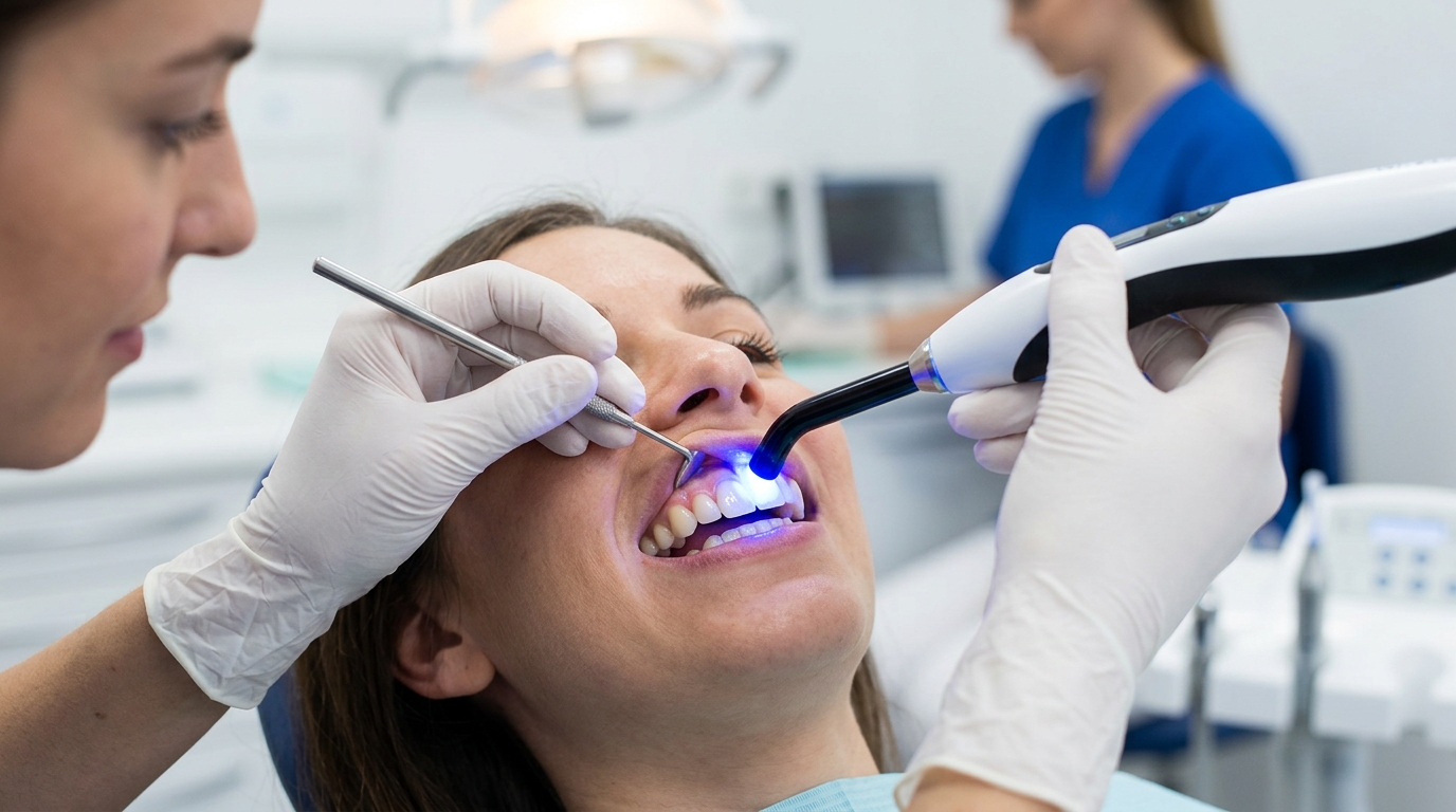 Trabzon bonding ve kompozit lamina ile diş kesilmeden ayrık diş kapatma - ARB Dental Dt. Ali Rıza Birinci